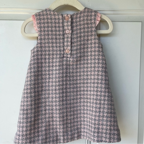 •Jillian’s Closet• Girl's Wool Blend Dress & Coat Set - Size 12 Months - Picture 6 of 13